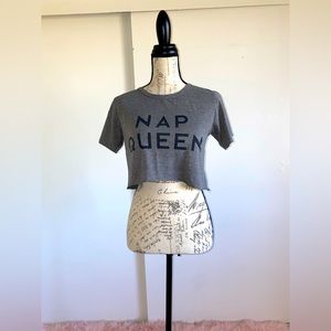 Grey crop top